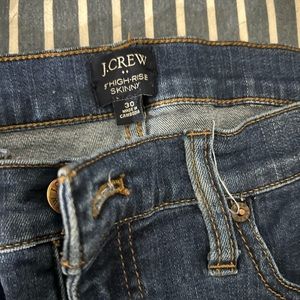 JCrew factory high rise skinny Jean.